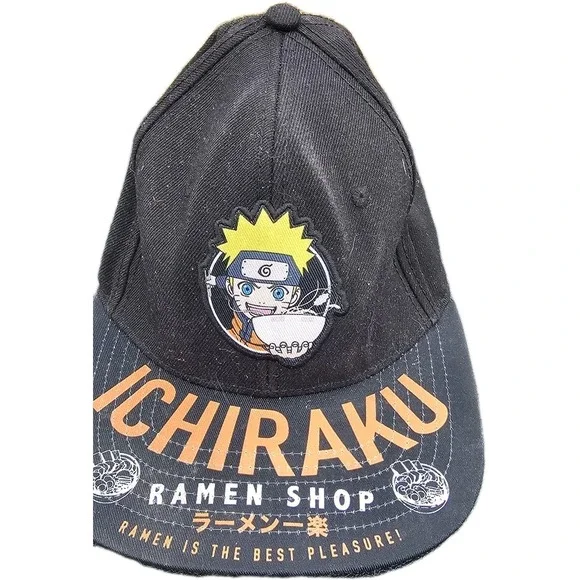 Naruto‎ ICHIRAKU Ramen Shop Ball Cap Adjustable Hat Snapback Size OSFM - Picture 2 of 10